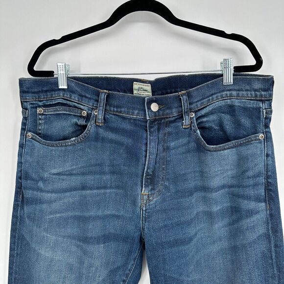 J Crew Mens 484 Jeans Size 36x32 Slim Tapered Leg Kurabo Preppy Blokecore Casual - Picture 9 of 12